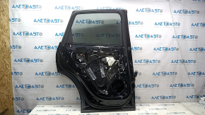 Door assembly rear left Audi Q5 8R 09-17 keyless, black LY9B, scratches