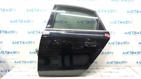 Door assembly rear left Audi A4 B8 08-16 sedan, keyless, black LY9B