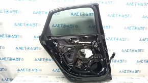 Door assembly rear left Audi A4 B8 08-16 sedan, keyless, black LY9B