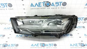 Front left headlight assembly Audi Q7 16-19 LED, scratches