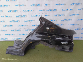 Quarter wing rear left BMW 5 F10 11-16 black, sawed off, pokes