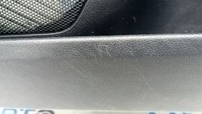 Door trim card front right Ford Fusion mk5 17-20 black with black insert cloth, armrest leather, molding gray, scratches