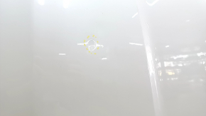 Hood bare Lincoln MKC 15-19 pre-restoration, white UG, steel, dented