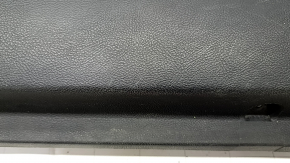 Door trim card front left Ford Fusion mk5 17-20 black with black insert cloth, armrest leather, molding gray, scratches