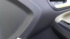 Door trim card front right Ford Focus mk3 11-18 beige, with black insert, armrest cloth, scratches, for cleaning