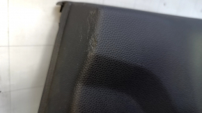 Door trim card front right Ford Fiesta 11-19 black-beige insert, armrest cloth, scratches, abrasions, scuffs