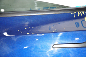 Door assembly rear left Tesla Model Y 21- blue PPSB, scratch