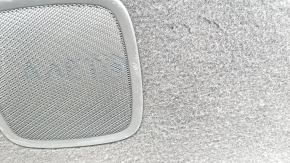 Left arch trim Lincoln MKC 15 - beige with dark gray, under subwoofer, scratches, broken fasteners, needs cleaning