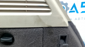 Right arch trim Lincoln MKC 15 - beige with dark gray, scratches, needs cleaning, plastic turned white, broken fastener
