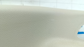 Right arch trim Lincoln MKC 15 - beige with dark gray, scratches, needs cleaning, plastic turned white, broken fastener
