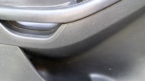 Door trim card front left Ford Focus mk3 15-18 black with black insert cloth, scratches, abrasions