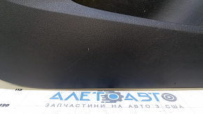 Door trim card front left Ford Focus mk3 15-18 black with black insert cloth, scratches, abrasions