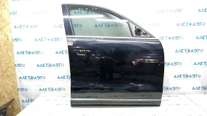 Door assembly front right Audi Q5 8R 09-17 keyless, black LY9B, scratches, paint chips