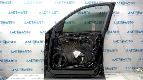 Door assembly front right Audi Q5 8R 09-17 keyless, black LY9B, scratches, paint chips