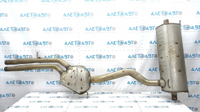 Muffler rear part with barrel Audi Q7 16- 3.0T