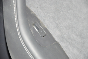 Door trim card rear right Tesla Model Y 20 - leather black, type 1, with backlight, matte lining, with speaker, with suede insert, with window lift control, with door opening button