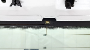 Bare trunk door with glass Audi Q7 16-19 aluminum, white LS9R, heating wire torn off