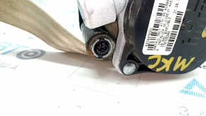 Passenger seat belt with tensioner Lincoln MKC 15- beige, dry cleanable
