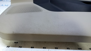 Door trim card front right Ford Focus mk3 11-18 beige, with black insert, armrest cloth, scratches, abrasions, for cleaning
