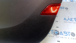 Door trim card front right Ford Focus mk3 11-14 black with gray insert cloth, armrest cloth, scratches, abrasions