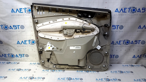 Door trim card front right Ford C-max MK2 13-18 beige, armrest leather, dents, bumps, abrasions, needs cleaning