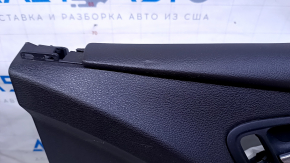 Door trim card front right Ford Focus mk3 15-18 black with black insert cloth, armrest cloth, scratches, bumps