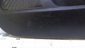 Door trim card front right Ford Focus mk3 15-18 black with black insert cloth, armrest cloth, scratches, dent