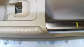 Door trim card front right Ford C-max MK2 13-18 beige, armrest leather, scratch, bump, scuff