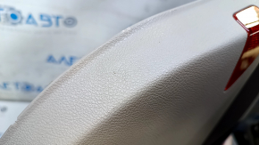 Door trim card front left Ford Focus mk3 11-18 beige, with black insert, armrest cloth, scratches, scuffs, abrasions, for cleaning