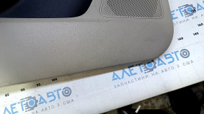 Door trim card front left Ford Focus mk3 11-18 beige, with black insert, armrest cloth, scratches, scuffs, abrasions, for cleaning