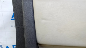 Door trim card front left Ford Flex 09-12 prerest beige, cracked leather, dents, needs cleaning, rubbed