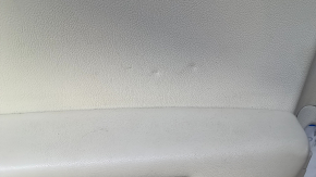 Door trim card front right Lincoln MKZ 13-16 beige leather, armrest leather, insert wood gloss, bumps, scratches, without overlay, cracks, broken fastening
