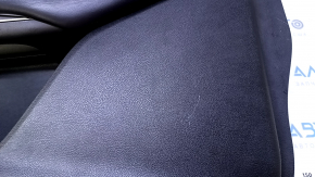 Door trim card front right Lincoln MKC 15- leather black, armrest leather, with gray insert, scratches, bumps, dents, abrasions