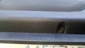 Door trim card front right Lincoln MKC 15- leather black, armrest leather, with gray insert, scratches, bumps, dents, abrasions