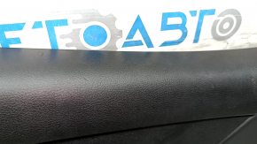 Door trim card rear right Jeep Renegade 15- TRH black leather, leather peeled off, scratches