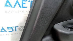 Door trim card rear right Jeep Renegade 15- TRH black leather, leather peeled off, scratches