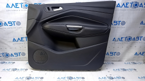 Door trim card front right Ford C-max MK2 13-18 black, armrest leather, bumps, abrasions, scratches, burrs, broken fastener