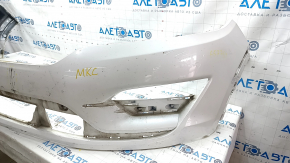 Bare front bumper Lincoln MKC 15-18 prerest, white, scratches, non-factory holes