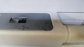 Door trim card front right Ford Flex 09-12 pre-rest, black with beige insert rubber, armrest rubber, worn, needs cleaning