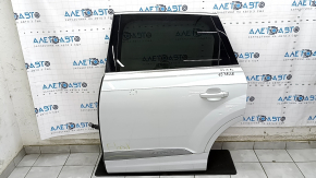 Door assembly rear left Audi Q7 16- aluminum, keyless, tinted, white LS9R, butt