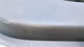 Door trim card front left Chrysler 200 15-17 black with black insert leather, armrest black leather, molding under the tree black structure, dents, pokes, abrasions, scratches