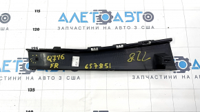 Front pillar trim middle right Audi Q7 16- black, broken mount