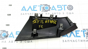Front panel trim center right Audi Q7 16- black, broken fastening
