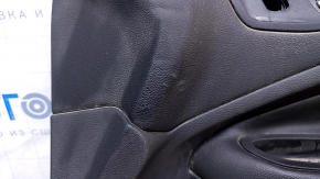 Door trim card front right Ford Escape MK3 13-16 prerest black, with black insert, leather armrest, black handle, scratches, dents, bumps