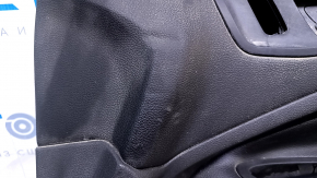 Door trim card front right Ford Escape MK3 13-16 prerest black, with black insert, leather armrest, black handle, scratches, dents, bumps