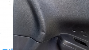 Door trim card front right Ford Escape MK4 20-22 black, with black insert, black handle, fabric armrest, gray molding, dents, bumps, scratches, abrasions, broken fastener