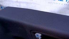 Door trim card front right Ford Escape MK4 20-22 black, with black insert, black handle, fabric armrest, gray molding, dents, bumps, scratches, abrasions, broken fastener