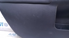 Door trim card front left Lexus CT200h 11-17 black with beige insert, armrest black leather, gray molding, without overlay, scratches, bump, scuff