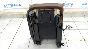 Rear row of seats 2nd row right Audi Q7 16- brown leather with perforation, heated, scratches