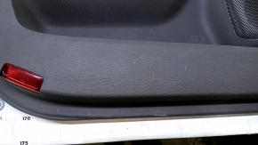 Door trim card front left Toyota Sienna 11-12 black, with beige insert, armrest beige leather, scratches, abrasions, for cleaning